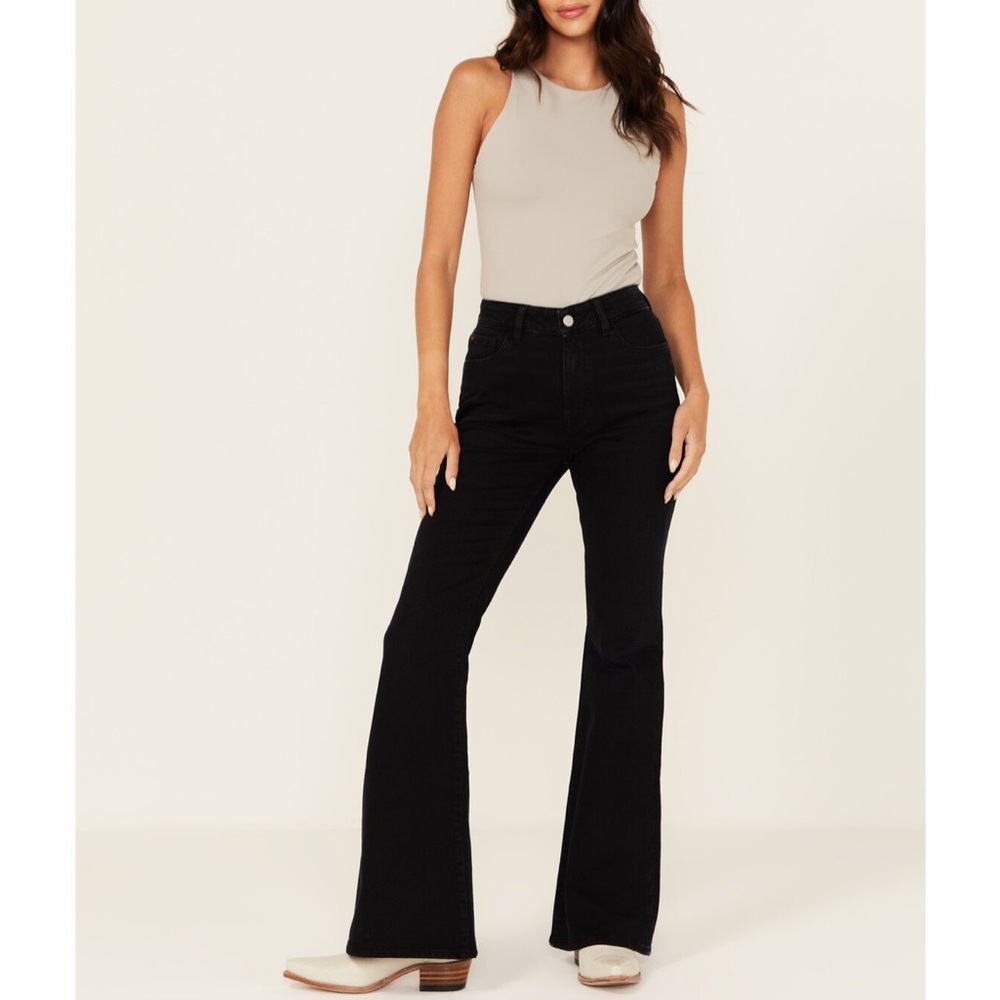Warp + Weft Rinse Flare Jeans